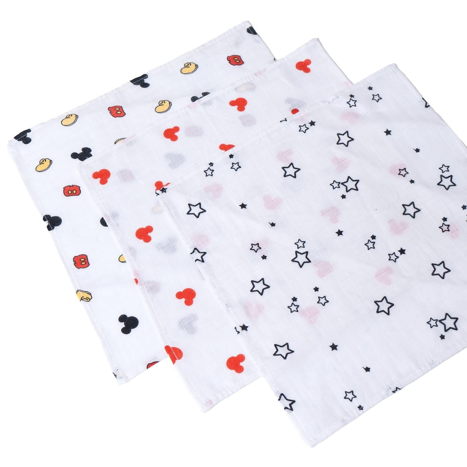 61AJo3oU9L.jpg TIDY SLEEP Muslin Baby Face Napkin for New Born (Washable, Reusable Extra Soft Baby Face Napkin) (3) - Fast Shipping to USA & Canada - Image 1