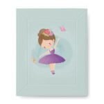 Tidy Sleep Baby Changing Mat - Waterproof, Foldable, Padded Diaper Changing Sheets for Newborns & Infants - Ballerina (65 cm x 45 cm) - Fast Shipping to USA & Canada