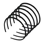 TEMPERIA (6 pcs) Hair Band For Girls Women & Kids - Stylish & Fancy Hairband Headband Cute Accessories - Black - Fast Shipping to USA & Canada