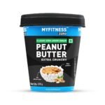 MYFITNESS Peanut Butter Classic Zero Sugar Extra Crunchy 510g - Protein & Fiber, Healthy Spread - Fast Shipping to USA & Canada