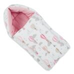 Haus & Kinder Cotton Poplin 3 in 1 Baby Carry Nest Cum Sleeping Bag-Carry Nest for New Born Baby to 6 Months, Perfect Size for Your Baby 67*30CM, Portable Baby Sleeping Nest Multi Color, Tiny Journeys - Fast Shipping to USA & Canada