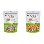 SFT Fox Nut (Phool Makhana) Lotus Seed 1 Kg & SFT Apricot Dried (Khumani) 1 Kg - Fast Shipping to USA & Canada
