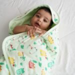 TIDY SLEEP New Born Baby Wrapper All Season Soft Swaddle Fluffy 2 Layered AC Wrapping Receiving Blanket for Baby Boys and Baby Girls (Green) - Fast Shipping to USA & Canada
