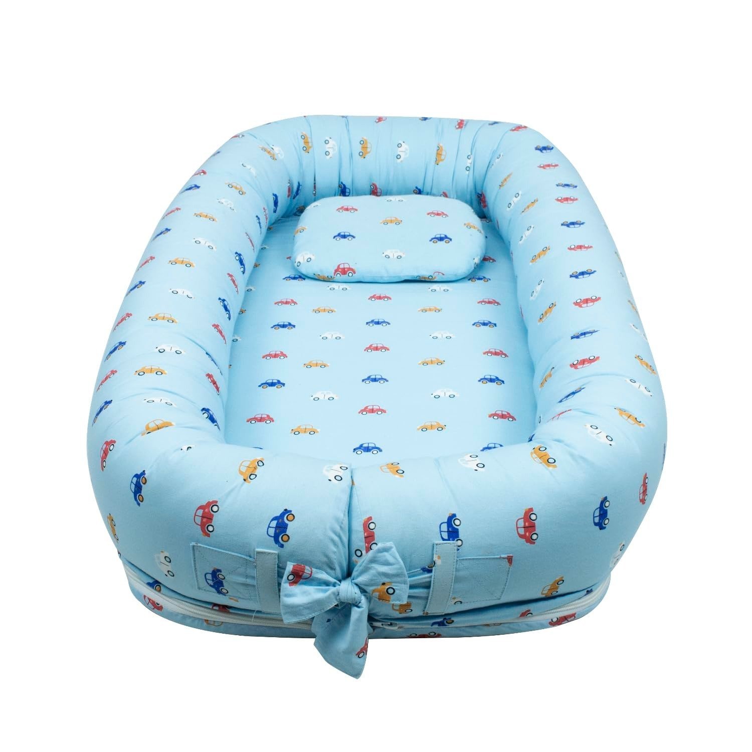 61DoE2YWQYL-1.jpg TIDY SLEEP Baby Nest - Soft Lounger for Newborns and Infants (Delicious Tour) - Fast Shipping to USA & Canada - Image 1