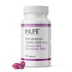 INLIFE Vitamin B12 1500mcg - 60 Tablets - Fast Shipping to USA & Canada