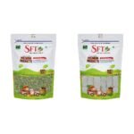 SFT Fennel Seeds Big (Saunf) 1 Kg & SFT Mishri Dhaga, Sugar Thread (Dhaga Mishri) Candy Thread 1 Kg - Fast Shipping to USA & Canada