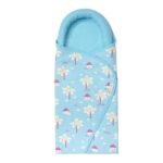 TIDY SLEEP Baby Swaddle Wrappper Adjustable for Newborn || 100% Cotton Soft || Newborn Blanket for 0-3 Months (Blue Farmland) - Fast Shipping to USA & Canada