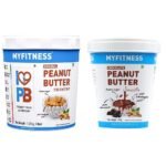 MYFITNESS Original Peanut Butter Crunchy 1250g & Chocolate PB Smooth 510g | Protein - Fast Shipping to USA & Canada