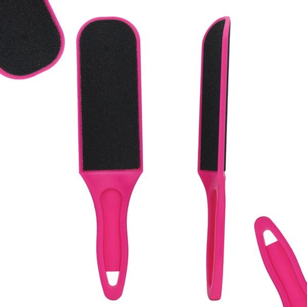 TEMPERIA (1pc) Foot Scrubber for Dead Skin - Double Sided Pedicure Kit for Women - Feet File Scrub Tools, Heel Scraper Filer & Leg Cleaner Brush - Easy to Use (Multicolour) (HF587) - Fast Shipping to USA & Canada
