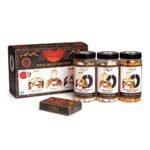 Orika Royal Makhana Gift Box | Korean Magic, Creamy Truffle & Pink Salt Flavored Makhana with Premium Playing Cards | Luxury Healthy Snack Gift Hamper - Fast Shipping to USA & Canada