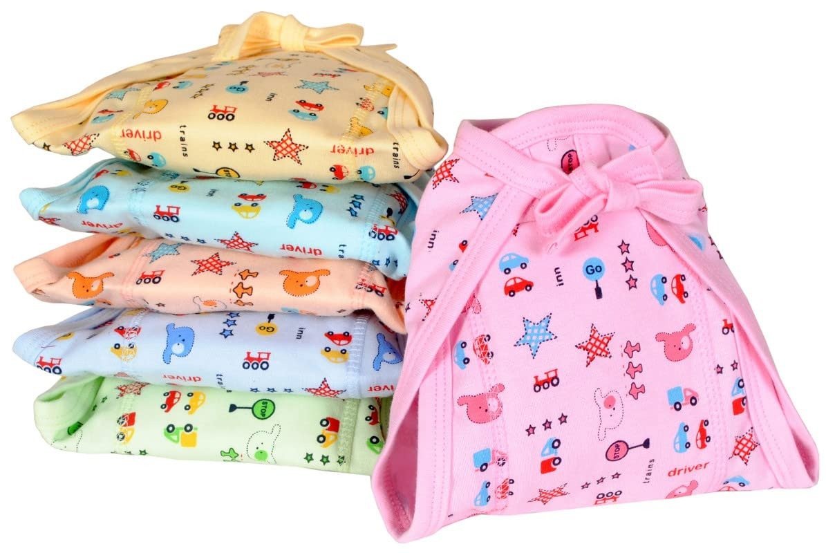 61NqUm4CXsL-1.jpg MOM CARE Cotton Cloth Nappies for Newborn,Reusable Diapers,Langots,U Shaped Double Layer Padded Extra Soft Nappy For Boy, girl Unisex Babies(Pack of 6) (0-4 Months) Multicolo - Fast Shipping to USA & Canada - Image 1