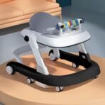 StarAndDaisy Baby Walkers For 6-24 Month Baby Boy Girl/Walker For Kids For 1 Years With Adjustable Height, Musical Tray/WalkerBaby With Brakes Prevant from Falling,Royal Black - Fast Shipping to USA & Canada