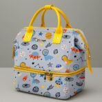 StarAndDaisy Baby Bag for Mothers Travel/Diaper Bags for Mom with Insulated Compartment/Diaper Bag for Mothers for Travel & Multiple Pockets, 12L Capacity- Dinosaur Print - Fast Shipping to USA & Canada