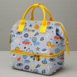 StarAndDaisy Baby Bag for Mothers Travel/Diaper Bags for Mom with Insulated Compartment/Diaper Bag for Mothers for Travel & Multiple Pockets, 12L Capacity- Dinosaur Print - Fast Shipping to USA & Canada