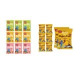 Slurrp Farm Teething Puffs (9 Pack) + Mighty Puff Choco Ragi (8x20g) - Fast Shipping to USA & Canada