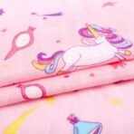 MOM CARE Muslin Cotton Face Towels for Newborn Baby Extra Soft Hankies Reusable Napkins for Infants Toddlers Boys and Girls (Pack of 2) Pink - Fast Shipping to USA & Canada