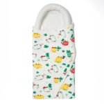 TIDY SLEEP Baby Swaddle Wrappper Adjustable for Newborn || 100% Cotton Soft || Newborn Blanket for 0-3 Months (White Wild City) - Fast Shipping to USA & Canada
