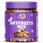 AB BRAND Healthy Nutmix 1kg, Dried Almonds, Black Raisins, Cashewnuts, Cranberries, Black Dates & Many More - Fast Shipping to USA & Canada