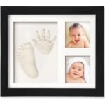 a baby cherry - Baby Handprint and Footprint Kit - Baby Hand and Foot Casting Kit for Newborn | Baby Foot Printing kit for Baby Boys & Girls || Black Color || Set of 1 - Fast Shipping to USA & Canada