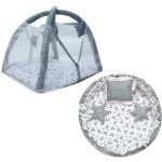 Infantbond Play Gym Mattress with Net (Pack of 5, Grey Moon) ? Fast Shipping to USA & Canada
