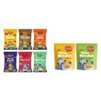 Slurrp Farm Breakfast & Snacks Combo (6x50g) + Millet Noodles (2x192g) - Fast Shipping to USA & Canada