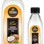 DiSano Cold Press Virgin Coconut Oil Bottle, 500 ml & DiSano Cold Pressed Virgin Coconut Oil, 250 ml - Fast Shipping to USA & Canada
