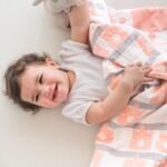 TIDY SLEEP Baby Blankets 6 Layer Wraper 100% Cotton Stroller Cover Receiving Blankets, Pink (100 Cm X 90 Cm), Breathable - Fast Shipping to USA & Canada