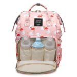 MOM CARE Waterproof Mother Bag for Babies, Diaper Bag for Baby, Maternity Travel Backpack Spacious Cushioned Shoulder Strap Many Compartment Multi Utility Large.(Pink) - Fast Shipping to USA & Canada