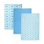 TIDY SLEEP Diaper Changing Mat/Sleeping mats/Water Proof Bed Protector with Foam for New Born Baby, 3 Sheets (65cm x 45 cm) (0-9 Months) Car Print - Fast Shipping to USA & Canada