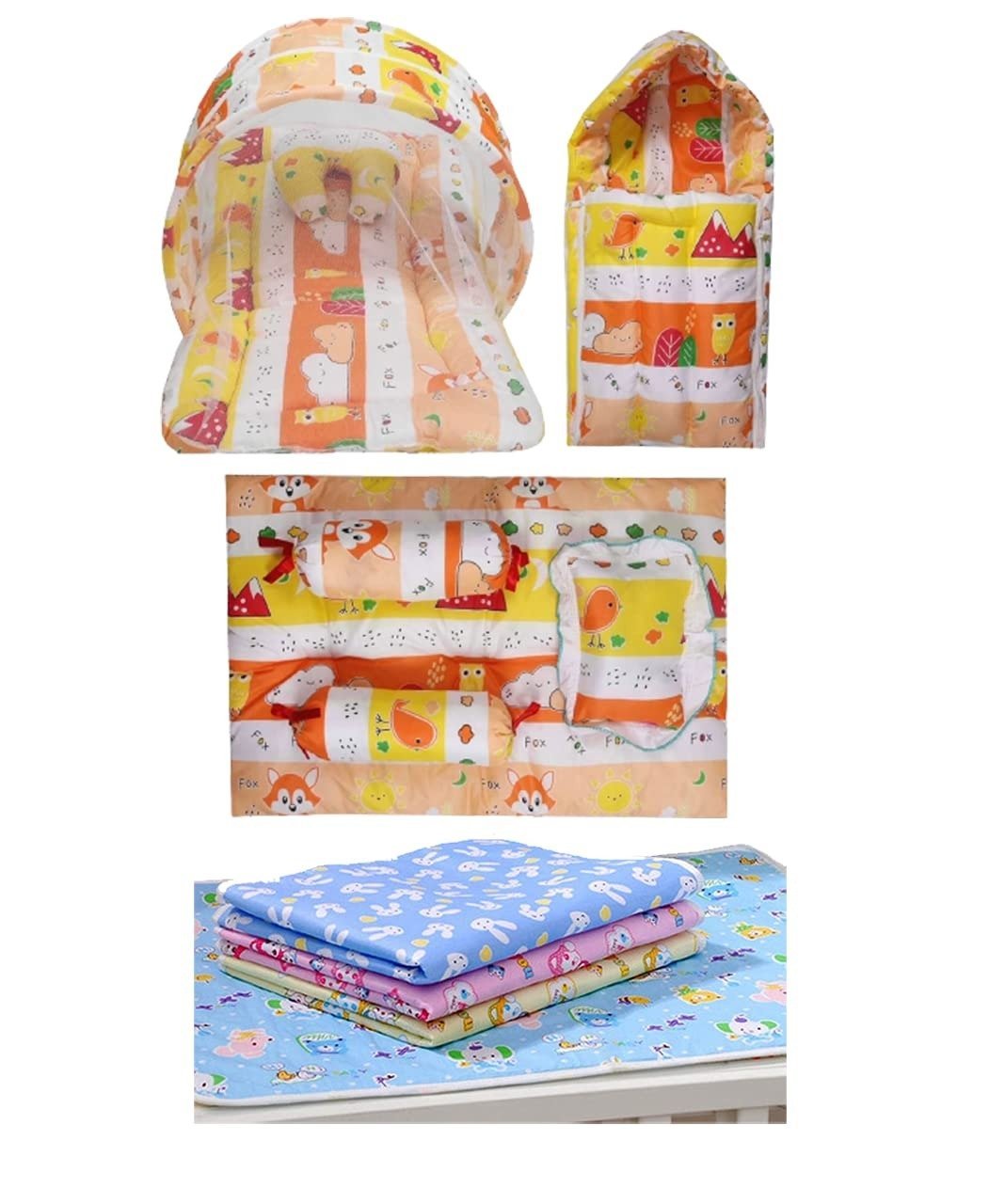 61cGN1lvScL-1.jpg Infantbond Mattress Combo with Net (PID Fox Orange) ? Fast Shipping to USA & Canada - Image 1