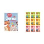 Slurrp Farm Multigrain Cereal 300g + Teething Puffs Pack of 9 | Fast Shipping USA & Canada