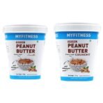 MYFITNESS Original Peanut Butter Smooth 510g & Crunchy 510g | Protein - Fast Shipping to USA & Canada