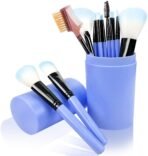Focallure Professional Makeup Kit for Girls - 12Pcs Foundation Eyeshadow Eyeliner Concealer Contour Make up Blending Brushes (Blue) - Fast Shipping to USA & Canada