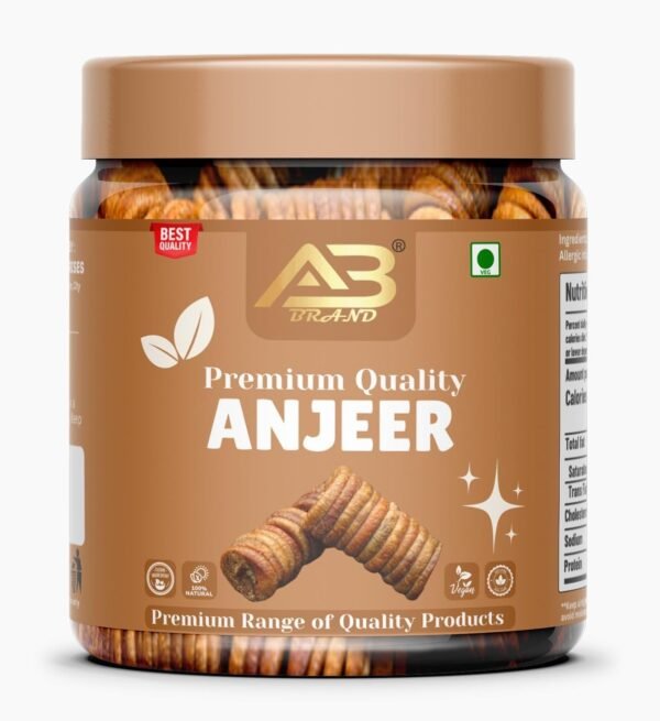 AB BRAND Afghani Dried Anjeer (Figs) | Rich in Fiber & Vitamins | 1kg - Fast Shipping to USA & Canada