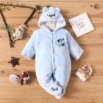 First Kick Baby Wearable Sleeping Bag New Born Hooded Snap Button Closer Security Bag (12-18 Months, Sky Blue) - Fast Shipping to USA & Canada
