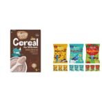 Slurrp Farm Sprouted Ragi Powder 250g & Slurrp Farm Healthy Snacks for Kids 12x20g - Fast Shipping to USA & Canada