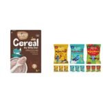 Slurrp Farm Sprouted Ragi Powder 250g & Slurrp Farm Healthy Snacks for Kids 12x20g - Fast Shipping to USA & Canada