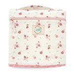 Tidy Sleep Baby Portable Diaper Changing Mat - Waterproof, Foldable Travel Mat with Storage Pockets & Soft Padding Pillow-Easy-to-Carry Changing Station Organizer for Newborns & Toddlers (Blossom Pink) - Fast Shipping to USA & Canada