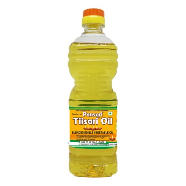 Pansari Tiisari Oil 500-ml Gingelly/Sesame Oil/Til (Chekku/Ghani) | Agmark Certified | Fortified - Fast Shipping to USA & Canada