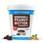 MYFITNESS Peanut Butter Dark Chocolate High Protein Smooth 1kg - Whey Protein, Muscle Building - Fast Shipping to USA & Canada