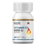 INLIFE Vitamin D3 5000 IU with Coconut Oil - 60 Softgels - Fast Shipping to USA & Canada