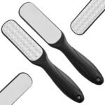TEMPERIA (1pc) Foot Scrubber for Dead Skin - Double Sided Pedicure Kit for Women - Feet File Scrub Tools, Heel Scraper Filer & Leg Cleaner Brush - Easy to Use (Multicolour) (HF724) - Fast Shipping to USA & Canada