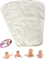 Mom cares inserts for cloth nappies,reusable diapers,cotton langot.Nappy liners are wetfree,reusable,washable.Ideal for newborn,baby,infant, toddlers (0-24 months).(pack of 4) - Fast Shipping to USA & Canada