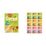 Slurrp Farm Instant Moong Dal Khichdi 200g & Slurrp Farm Fruit and Vegetable Teething Puffs Pack of 9 - Fast Shipping to USA & Canada