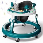 StarAndDaisy Baby Walkers for 6-18 Month Baby Boy Girl / 360? Walker for Kids with RGB Light, 7 Level Height Adjustment/Baby Walker with Switchable Food & Musical Toy Tray. - Fast Shipping to USA & Canada