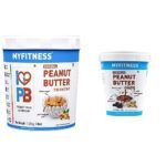 MYFITNESS Original PB Crunchy 1250g & Chocolate PB Crispy 510g - Fast Shipping to USA & Canada
