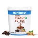MYFITNESS Peanut Butter Chocolate Crunchy 1.25kg - Protein & Fiber, Healthy Spread - Fast Shipping to USA & Canada