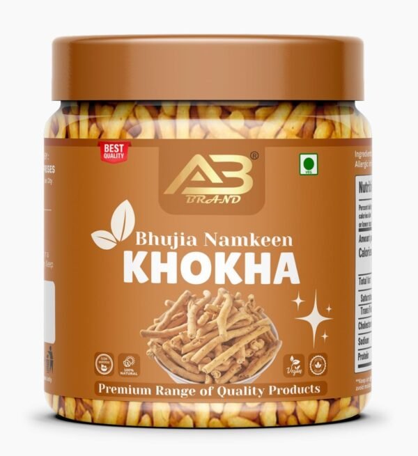 AB BRAND Namkeen Khokha Traditional Indian Snack Assortment | Variety of Crunchy & Tasty Namkeens in One Box | Great for Family, Parties & Everyday Snacking | 500 GM - Fast Shipping to USA & Canada