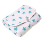Tidy Sleep Portable Diaper Changing Mat/Pad for Newborns & Infants Baby 0-24 Months Light Weight, Portable, Water Proof (Blue Star) - Fast Shipping to USA & Canada