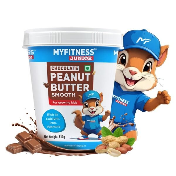 MYFITNESS Peanut Butter Junior Chocolate Smooth 510g | Kids & Teens | Nutrient Rich - Fast Shipping to USA & Canada